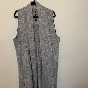 90 Degree By Reflex Heather Gray Cardigan